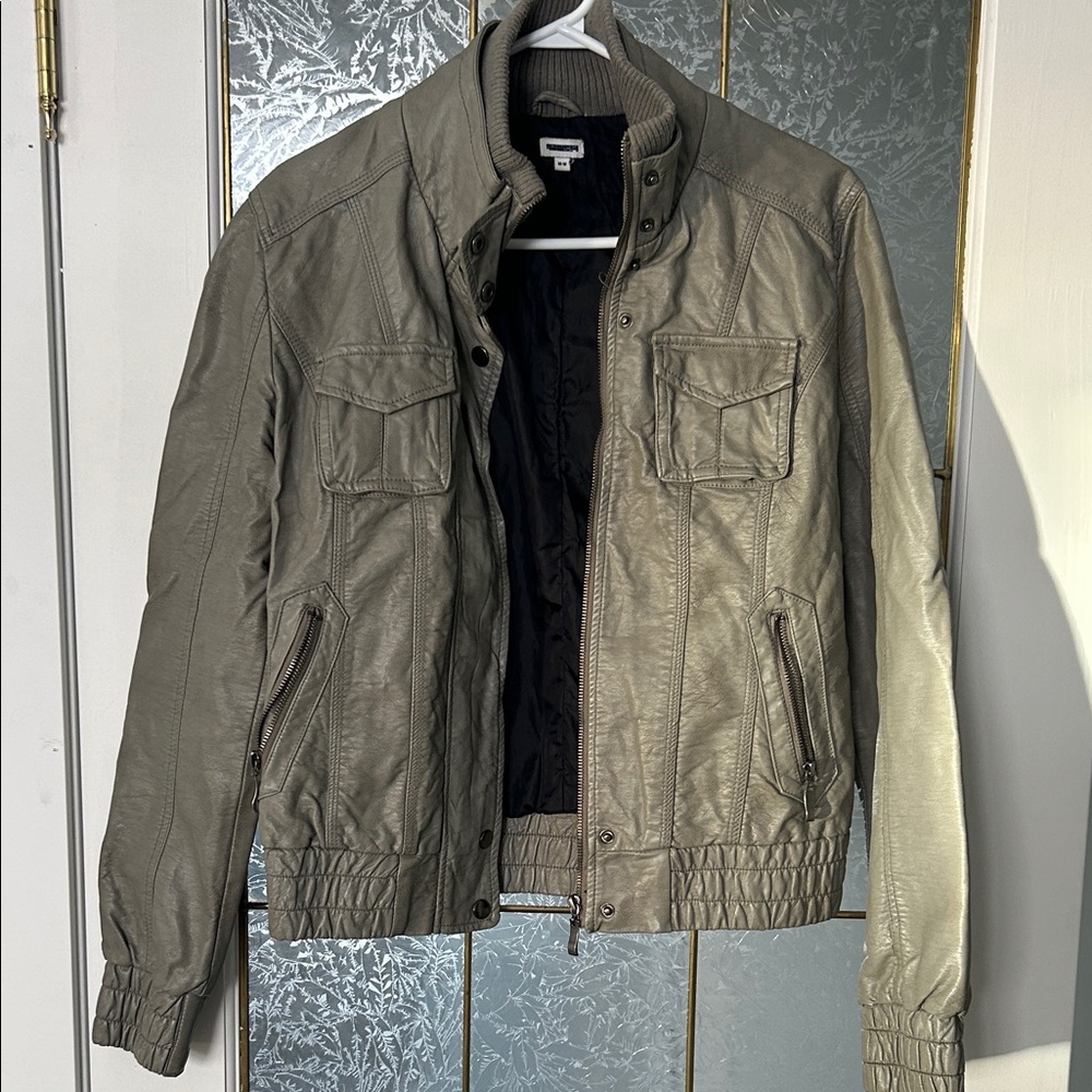 Grey Bomber Jacket